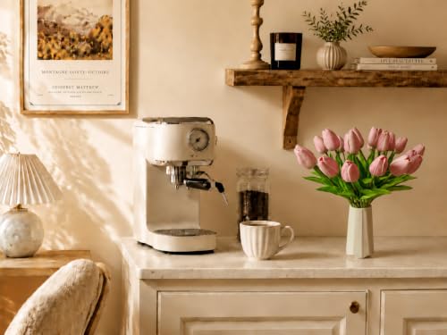 Image of Mandy's 20pcs Artificial Dusty Pink Tulips