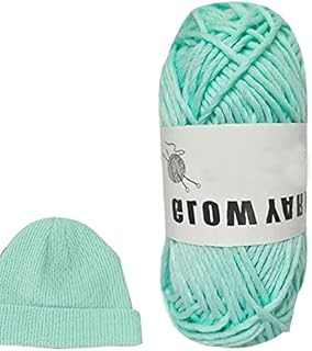 Crochet Knitting Yarn Glow In The Dark Yarn 76 Yards Luminous Knitting Yarn Neon Handknitting Yarns Polyester Yarn No Fluorescent Agent Knitting Accessories Sewing Supplies For DIY Crafts Tailoring
