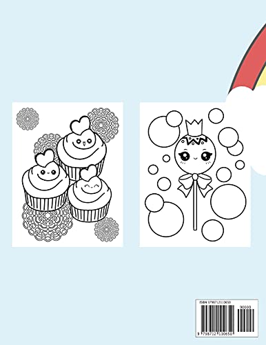 Kawaii Coloring Book: 24 Fun and Relaxing Kawaii Colouring Pages For kids
