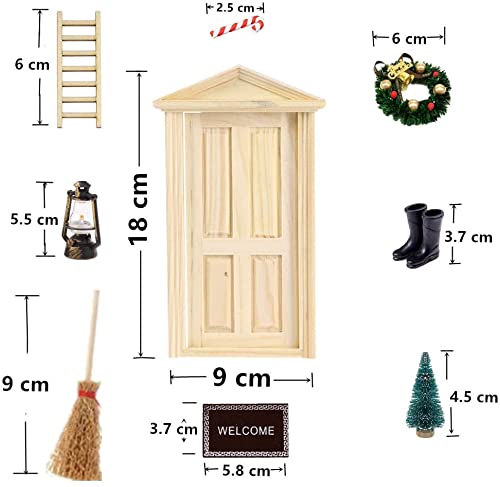 2 échelles De Corde Miniature En Bois Et Chanvre 10x70 Cm - Décoration Lutin De Noël, Maison De Poupée, Jardin Féerique - 8