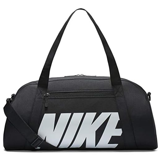 Nike W Nk Gym Club Bolsa de Gimnasio para Mujer, Negro (Blanco/Negro), Talla única
