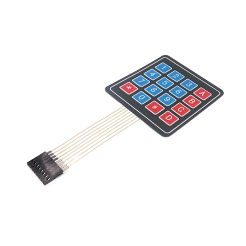 50PCS 4 x 4 Matrix Array 16 Key Membrane Switch Keypad Keyboard
