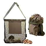 JUGUTA Bolsa Recolectora Mochila Para Setas De Malla Con Correa Ajustable - Cosechadora De...