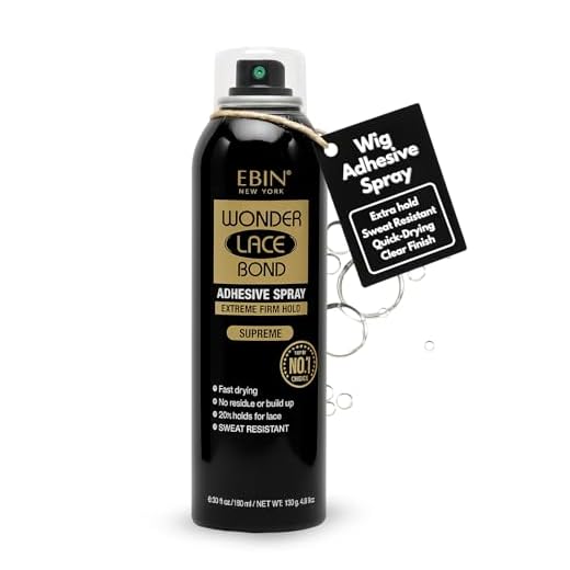EBIN NEW YORK - Wonder Lace Bond Adhesivo Fijador Supreme - Pegamento Invisible Para Pelucas - 180ml - Fijación Profesional Con Precisión Y Acabado Impecable