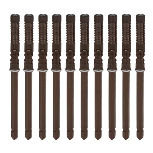 10 soportes de soporte para estante de 10x100 mm |Soportes ocultos resistentes para estantes flotantes/estanterías/estanterías de pared |Kit de herrajes para estantes invisibles