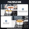 5 Tier Stainless Steel Steamer Pot Multipurpose Steam Cookware Steaming Pot Versatile Steamer for Healthy Cooking Durable 304 Food Grade Steel Ideal for Meal Prep Steaming 33.06 lb Capacity #3