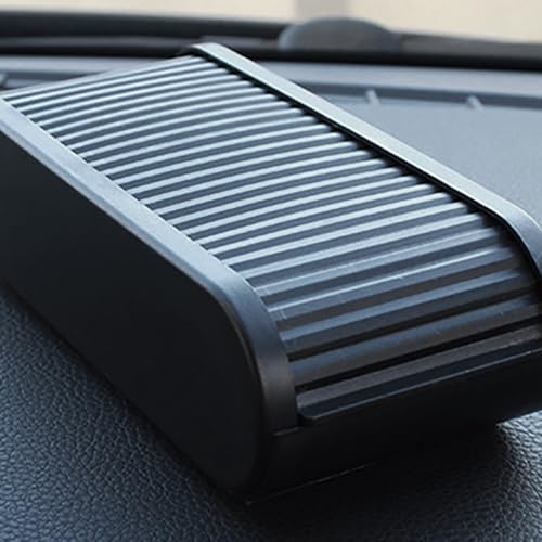 Contenedor de almacenamiento coche plástico negro para evitar caídas de móviles 5