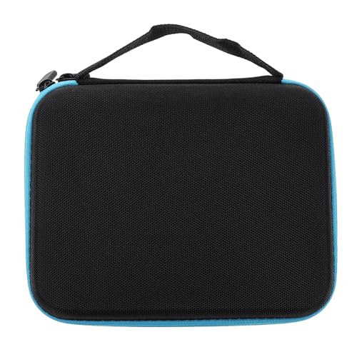 Caja para aromaterapia de viaje compacta VALICLUD azul con 63 ranuras pequeñas