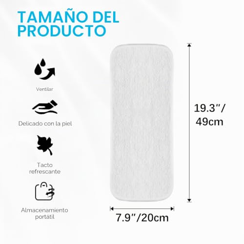 Miniatura 2 de Insertos De Revestimiento En Microfibra De Bambú Para Pañales De Tela De Adultos, Para Atención A La Incontinencia, Absorbente, Lavable, Reutilizable, Grande De 4 Capas. Talla:6