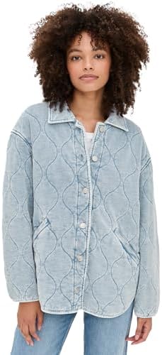 Boulder Quilted Knit Denim Jacket