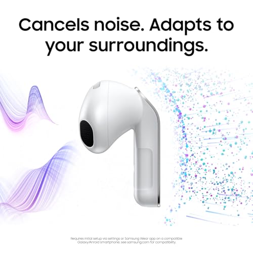 Samsung Galaxy Buds 4 (2026) AI True Wireless Bluetooth Earbuds, Noise Cancelling, Hi-Res Audio, 1-Way Speaker, New Fit, IP54, Live Translation, Black [US Version, 2 Yr Warranty] by Samsung - Used condition - Image 5