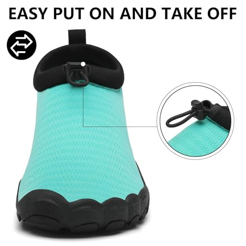 Image of Mishansha Womens Mens Water Swim Shoes Wide Toe Box Barefoot Shoes US Size 5.5-13.5 Women / 3-11.5 Men