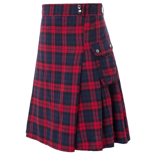 Falda escocesa de las Tierras Altas para festivales y eventos en talla XL