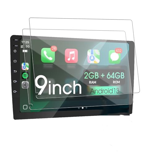 Films d'écran Haudio Wireless Carplay 9" pour rouler sans reflets ni rayures en voyage