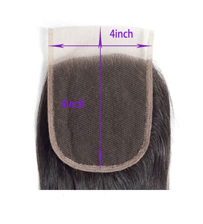 Closure Human Hair 4x4 HD Lace Closure Brazilian Hair Human Hair Closure for Black Women Straight Natural Remy Hair Soft Swiss Lace 12 inch - Image 3