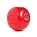 600 Red Wood Beads Bulk 10 x 9mm Round Wood Bead with 3mm Large Hole