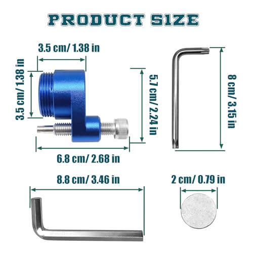 Image of Belt Removing Tool for Can-Am Maverick X3, Defender, Commander, and Trail Models (2006-2021) - CVT Belt Change Tool Compatible with Part# 708200720, 529000088 (Blue)