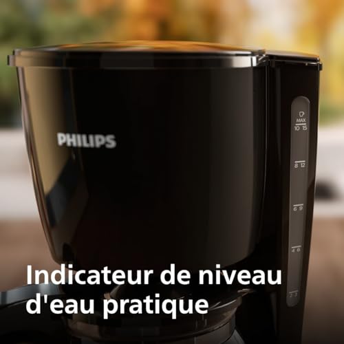 Philips HD7461/20 Cafetière Daily Noir 1000 W Aroma Swirl