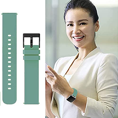 Image of Valente Premium Silicone Buckle 22 mm Watch Strap Compatible with Noise Colorfit Pro 3,Assist,Colorfit Ultra,Oneplus Watch, Fossil Gen 5E, Gen 5(44mm),Realme Watch 2 Pro