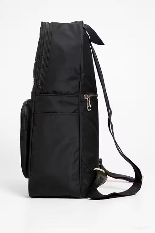 Image of Premium Designer Women's Backpack Purse - Stylish Nylon Backpack for Women, Fashion Travel Daypack with Anti-Theft Pocket, Lightweight & Durable Travel & Office Bag with Gold Zipper