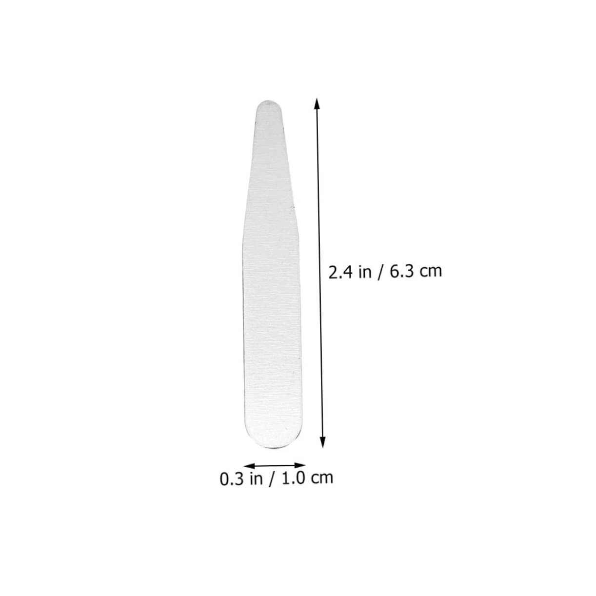 Veemoon 36Pcs Stainless Steel Collar Stays for Mens Dress Shirts Durable Collar Stays for Collar Shape Resistant Stylish Collar Inserts for Formal Wear