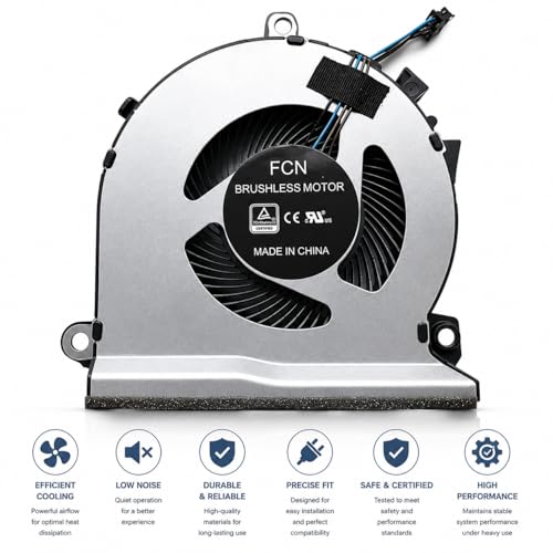 Image of Swiztek Internal Cooling Fan for HP Pavilion Gaming 15EC 15-EC 15-EC0013DX L77560-001