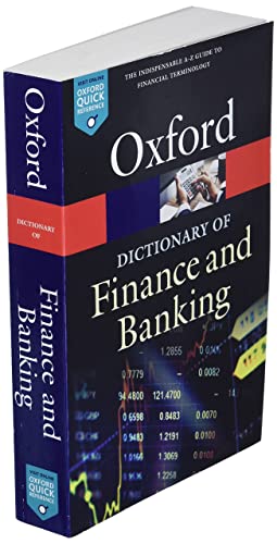 A Dictionary Of Finance And Banking (Oxford Quick Reference) #TOP2