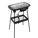 HAITOP Outdoor/Indoor Electric Grill Smokeless 2000W,Household Smoke Free Electric Grill,Portable Tabletop Grill Kitchen BBQ Grills,Adjustable Temperature Control,Removable Water Filled Drip Tray