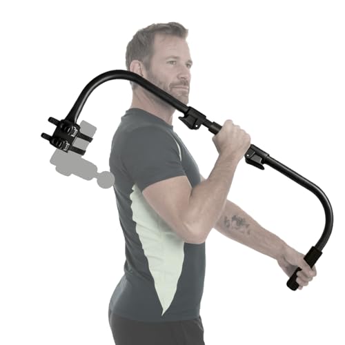 Adjustable Massage Gun Holder with 32-37 Length Range for Back Neck and Shoulders Compatible with Most Massage Guns Ergonomic Design for Hard-to-Reach Areas Ideal Gift for Women and Men