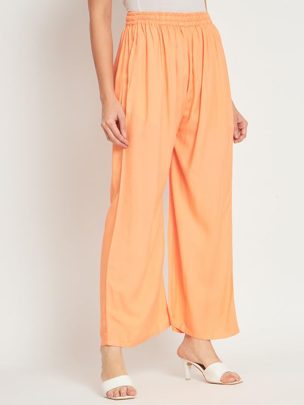 Image of Soft Colors Women Regular Fit Pocket Palazzo