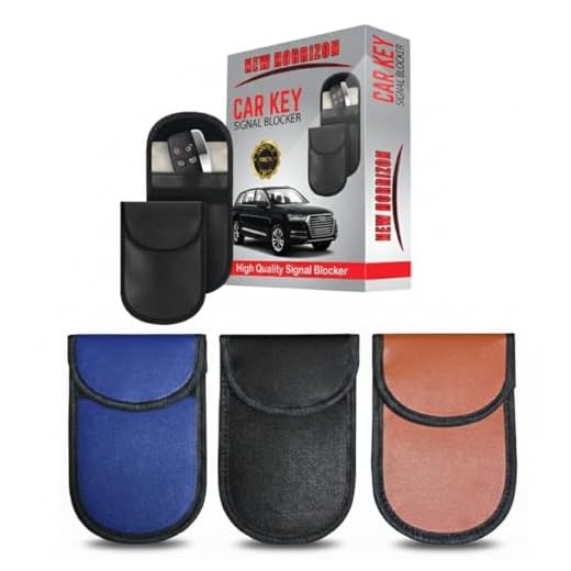 New Horrizon Faraday Pouch For Car keys | 2 Pack Faraday Bag | Car key Signal Blocker Pouch | Key Holder | RFID Key Blocker Bag For Car Security | Car Key Case | RFID Key Pouch Keyless Car Accessories