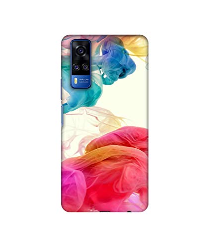 Image of Colored Smoke Design 3D Printed Hard Back Case Cover for Vivo Y51A / Y31 (2021)