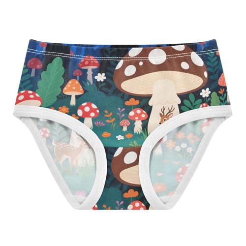 GuoChe Hipster Panties Hipster Triangle Panties Organic Cotton Toddler Underwear for Kid in Sizes 2T,3T, 4T, 5T, 6Y and 8Y