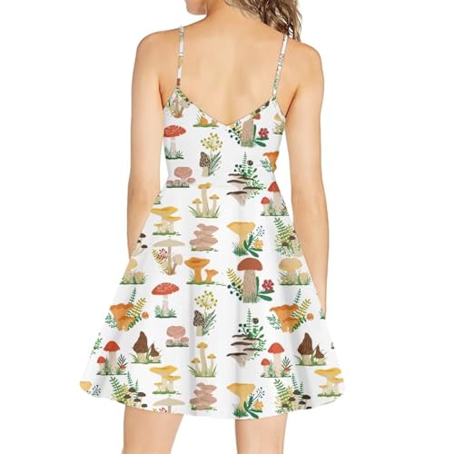 Image of Coloranimal Women's Summer Sleeveless Casual Swing Dresses with Loose Fit Beach Sundress