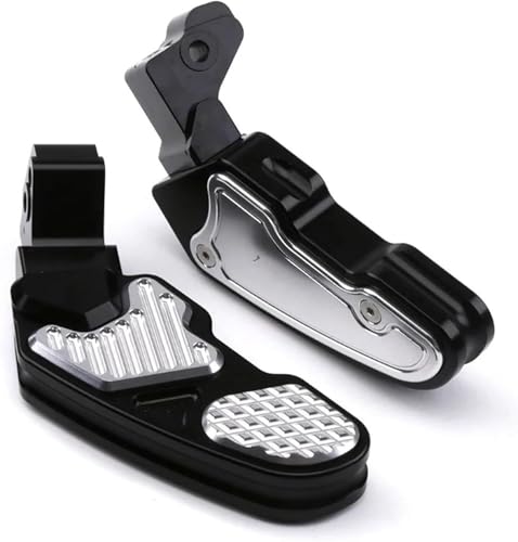 Repose-pieds de moto arrière noir en aluminium pour PCX125 et PCX150