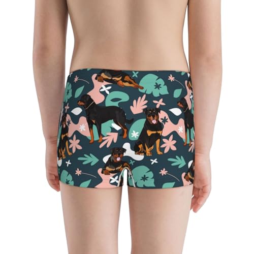 Boys' Cotton Boxer Brief Soft Underwear-Rottweiler3