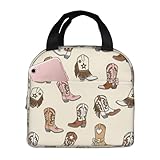 Raunew Lunch Box Lunch Bag for Women Men, Western...