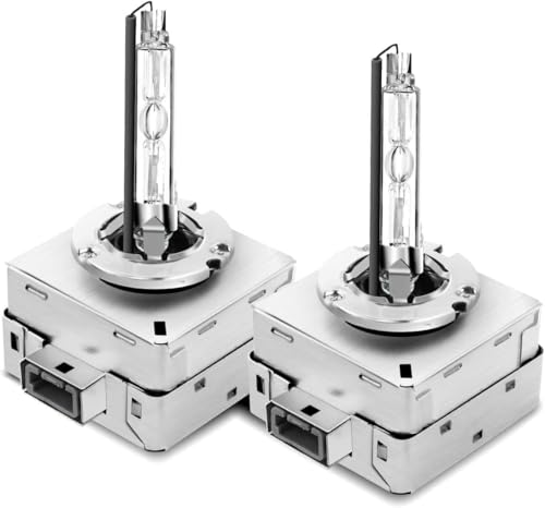 MOTORHOOK D1S Xenon Brenner 6000K 12V 35W - Extra Helle Xenon Scheinwerfer, Auto-Glühlampen für Abblendlicht und Frontscheinwerfer, Xenon Birne mit Zulassung, 2 Stück (6500K, D1S)