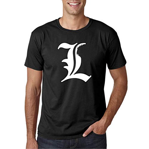 Death Anime Manga Note - Camiseta Hombre Manga Corta (L)