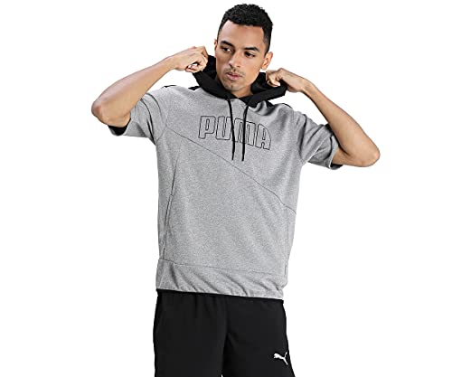 Image of PUMA Men's Polyester Hooded Neck Sweatshirt