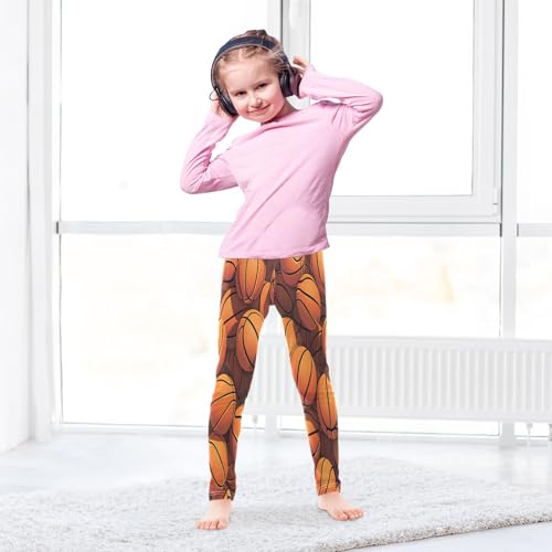 Bolaz Toddler Girls Leggings Printed Yoga Pants Leggings Basketball for Kids4