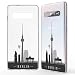 Produktbild NALIA Hülle kompatibel mit Samsung Galaxy S10, Motiv Handyhülle Slim Silikon Case Cover Schutzhülle Dünn Durchsichtig, Etui Handy-Tasche Backcover Transparent Bumper Skin, Designs:Berlin Skyline