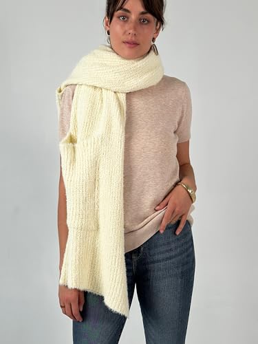CATCHY & CRAFTY Women's Knitted Scarf Shawl Wrap Poncho Versatile Cardigan Sweater Cape Fall Winter Gift2