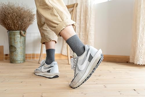 2 Pairs Solid colour crew socks - Mens Colorful Cotton Socks - Novelty Solid Dress Sox Colorful Fashion Fun4