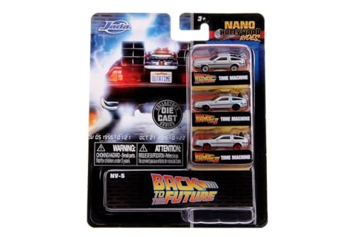 Jada Back to The Future Nano 3-Pack 1.65" Die-cast miniatura 2