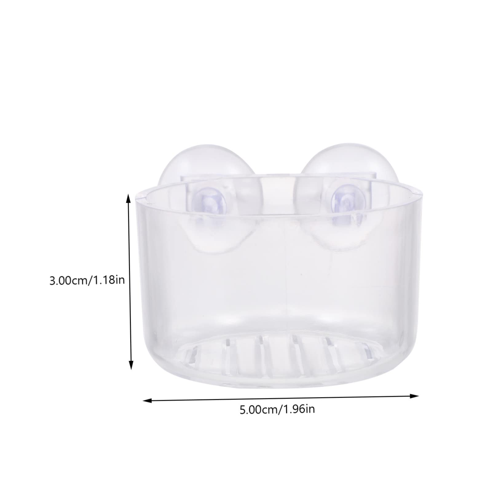 COLLBATH 16 Vasos De Alimentación Acrílicos para Peces Soporte para Gusanos De Sangre Comedero Acuario