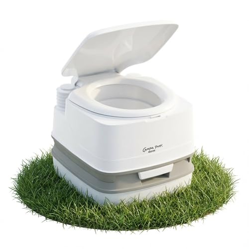 Thetford Porta Potti Qube MT Campingtoilette 12L, Mobile Chemietoilette, Portable Toilette für Camping & Travel, kompakte Reisetoilette, Weiß