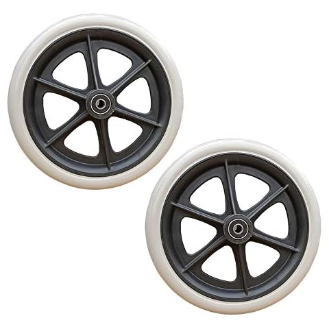Caster EIN Paar manuelle Rollstuhl Vorderrad 6 Zoll 7 Zoll 8 Zoll Universal Rollstuhl Vorderrad kleines Rad Vollreifen Kleiner Reifen Cover