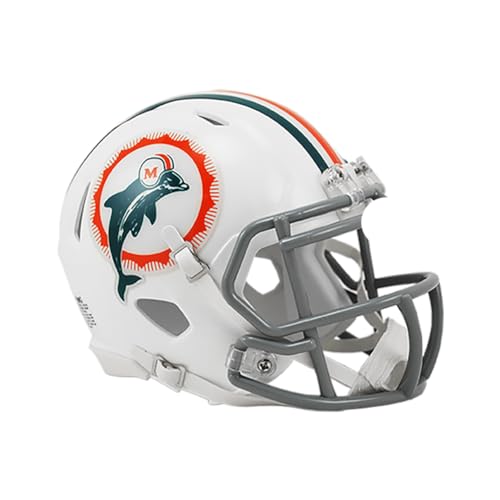 Dolphins 1972 Throwback Revolution Speed Mini Football Helmet