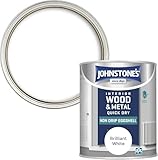 AXpower Inspirational Technology Empowering People Quick Dry Eggshell Paint 750ml – Pure Brilliant White – Low Sheen Interior Paint for Walls, Woodwork, Doors & Trim – Durable & Washable Finish